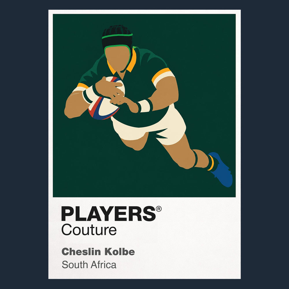 Cheslin Kolbe Rugby Union Icon Frame Men's T-Shirt – image 8