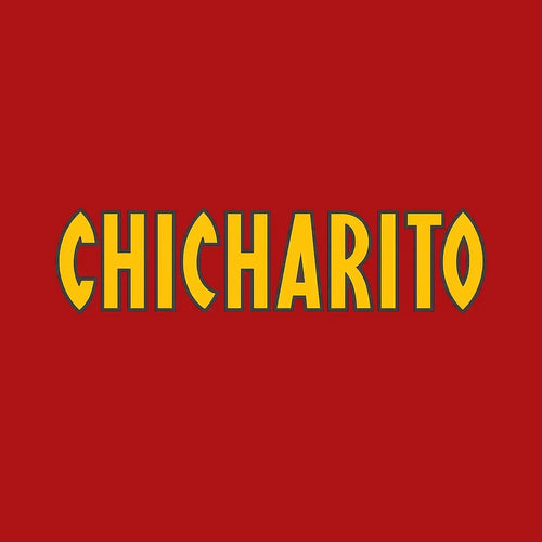 Chicharito Logo Men's T-Shirt – red close-up detail shot of the Chicharito Players Couture logo design