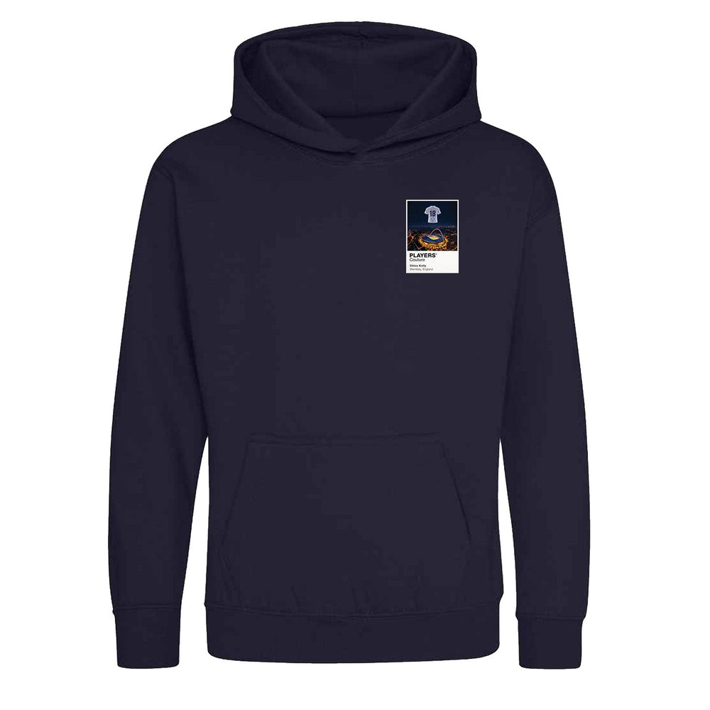 Chloe Kelly England Icons in Lights Frame Kids Hoodie in Navy