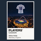 Chloe Kelly England Icons in Lights Frame artwork in navy
