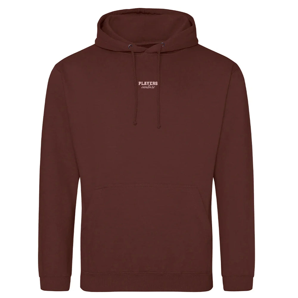 Essentials Collection Players Couture Men's Classic Staple Chocolate Brown Hoodie - Chocolate Brown / XS | Basics, Essentials Collection, Hoodies, Men's