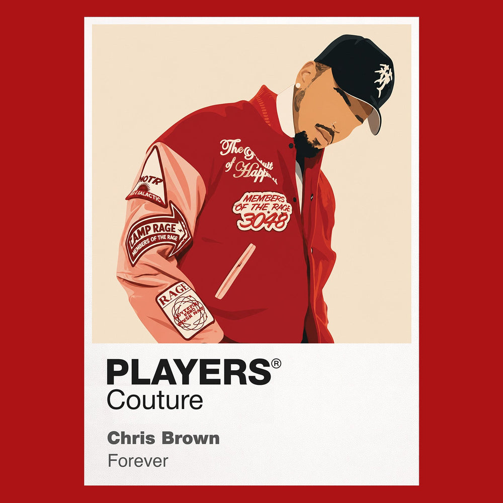 Chris Brown Men's Hoodie - Red