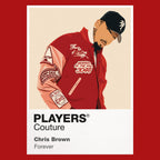 Chris Brown Men's Hoodie - Red