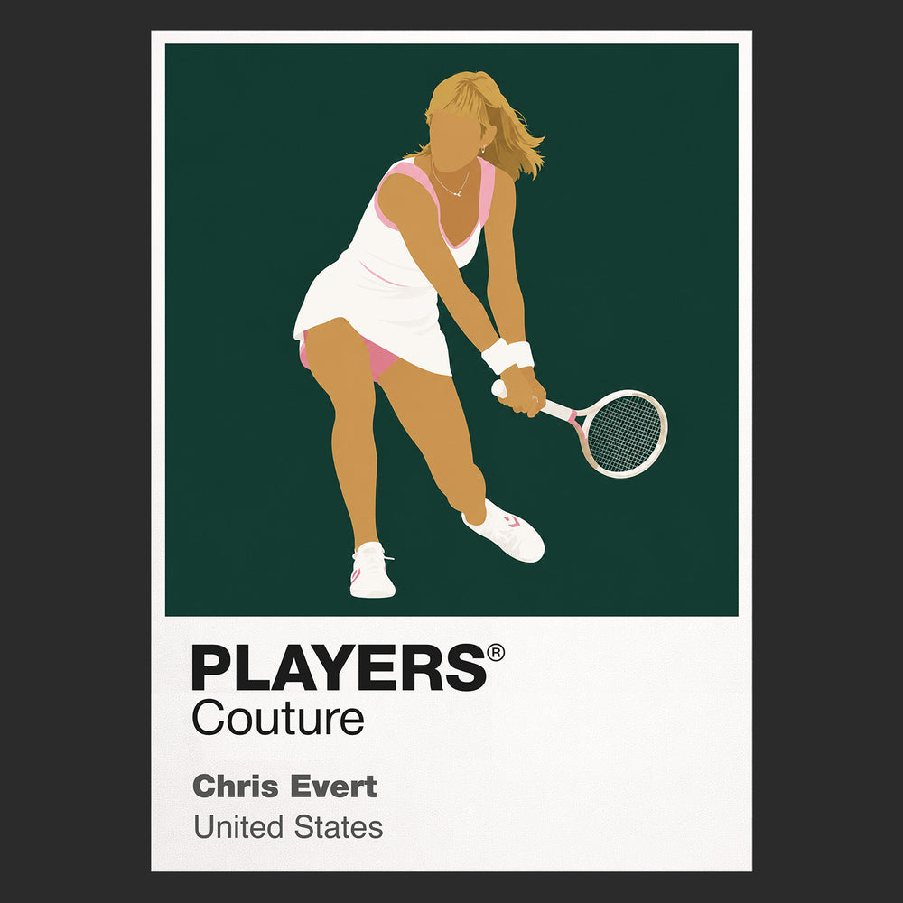 Chris Evert Tennis Icon Frame Men's T-Shirt