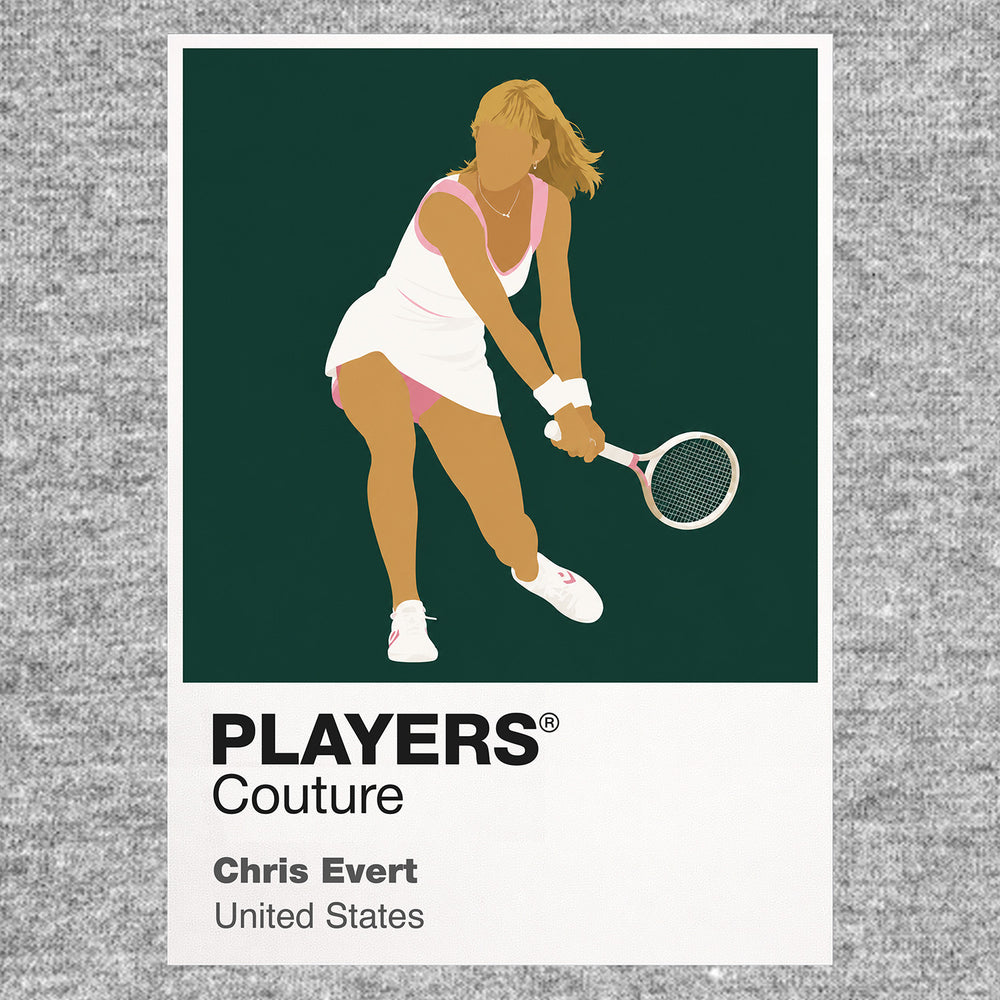 Chris Evert Tennis Icon Frame Men's T-Shirt