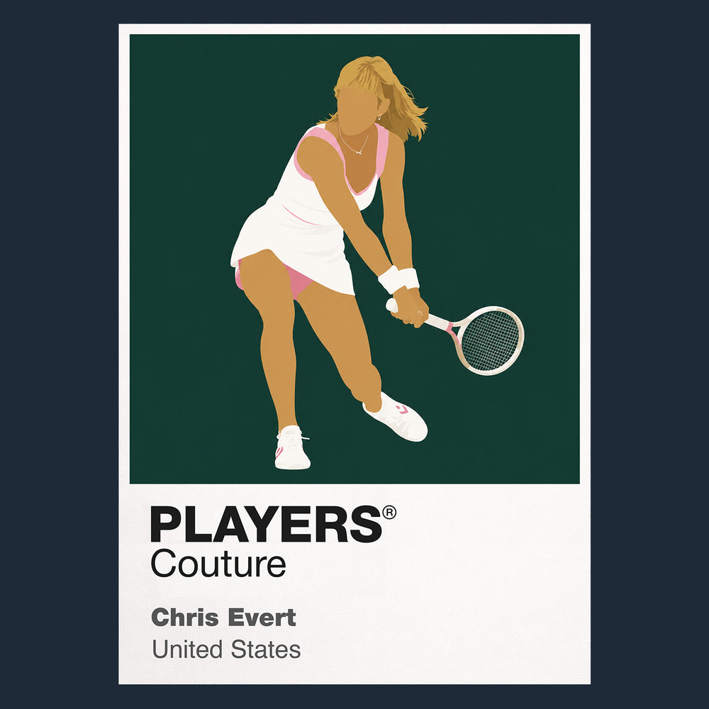Chris Evert Tennis Icon Frame Men's T-Shirt