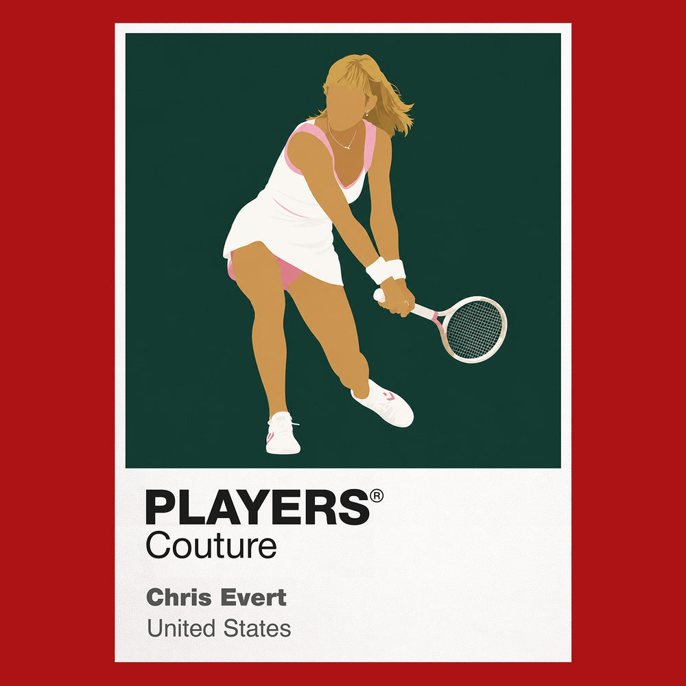 Chris Evert Tennis Icon Frame Men's T-Shirt