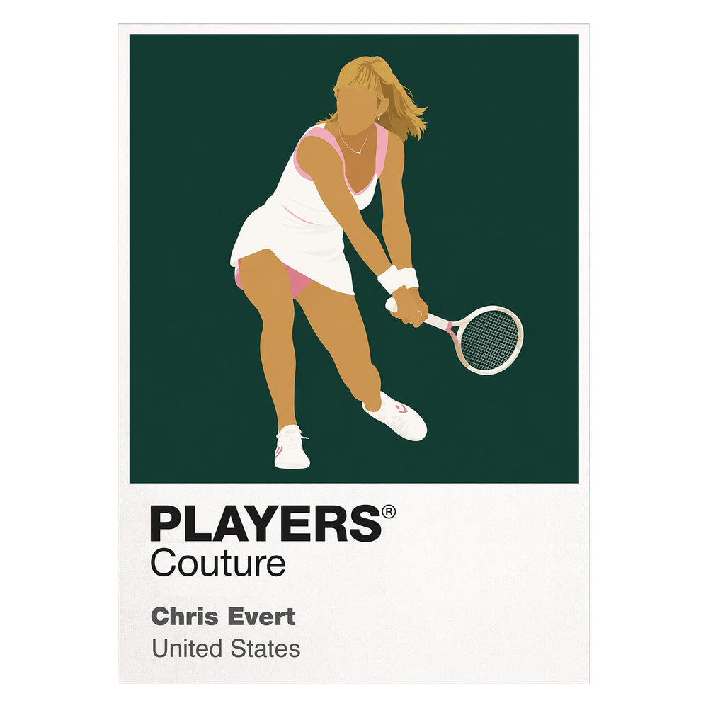Chris Evert Tennis Icon Frame Men's T-Shirt