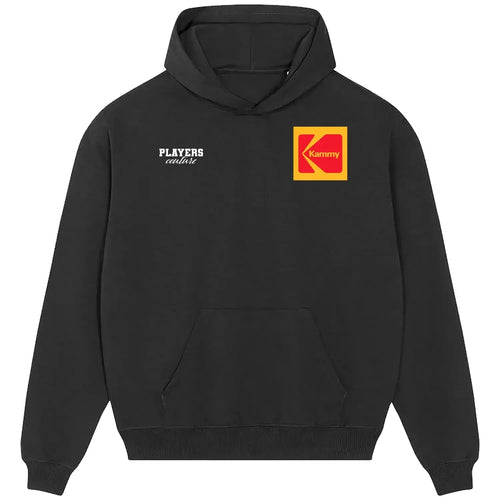 Chris Kamara hoodie – black men's hoodie featuring the Chris Kamara Players Couture logo