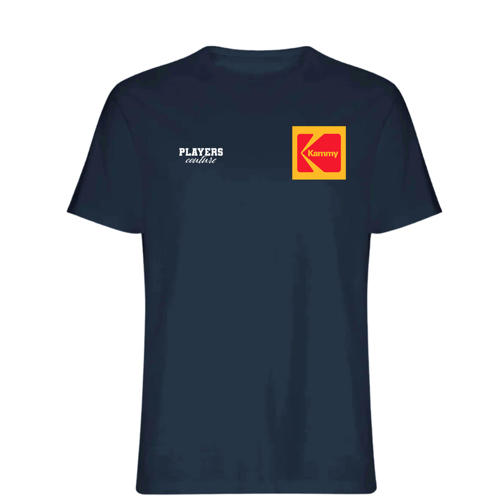Chris Kamara Logo Players Couture Mens T-Shirt Navy