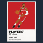 Chris Paul Rockets Basketball Icon Frame Men's T-Shirt