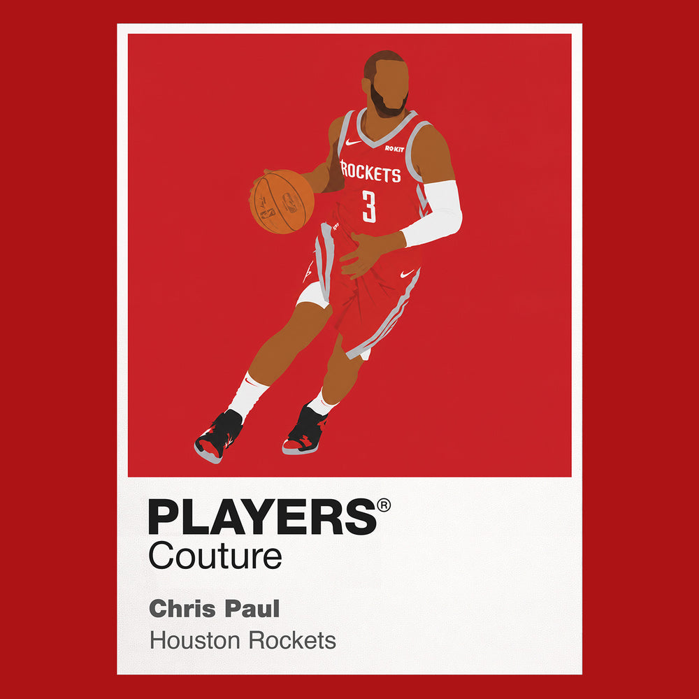 Chris Paul Rockets Basketball Icon Frame Men's T-Shirt