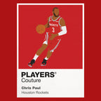 Chris Paul Rockets Basketball Icon Frame Men's T-Shirt