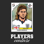 Chris Waddle World Cup Sticker Men's Hoodie – chris waddle black Players Couture design
