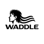 Chris Waddle Logo Men's Hoodie – white close-up detail shot of the Chris Waddle Players Couture logo design
