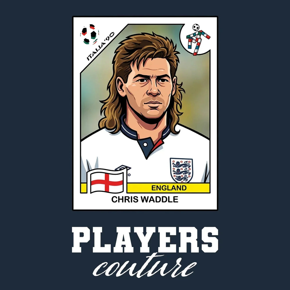 Chris Waddle World Cup Sticker Men's Hoodie – chris waddle navy Players Couture design
