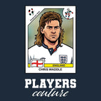 Chris Waddle World Cup Sticker Men's Hoodie – chris waddle navy Players Couture design