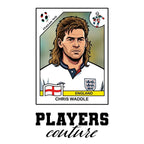 Chris Waddle World Cup Sticker Men's Hoodie – chris waddle white Players Couture design