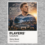 Chris Wood New Zealand Atlas Frame artwork by Players Couture