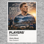 Chris Wood New Zealand Atlas Frame artwork by Players Couture
