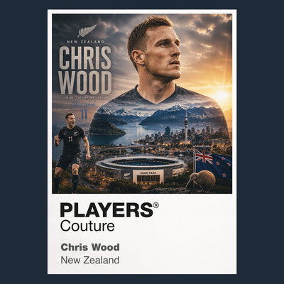 Chris Wood New Zealand Atlas Frame artwork by Players Couture