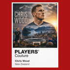 Chris Wood New Zealand Atlas Frame artwork by Players Couture