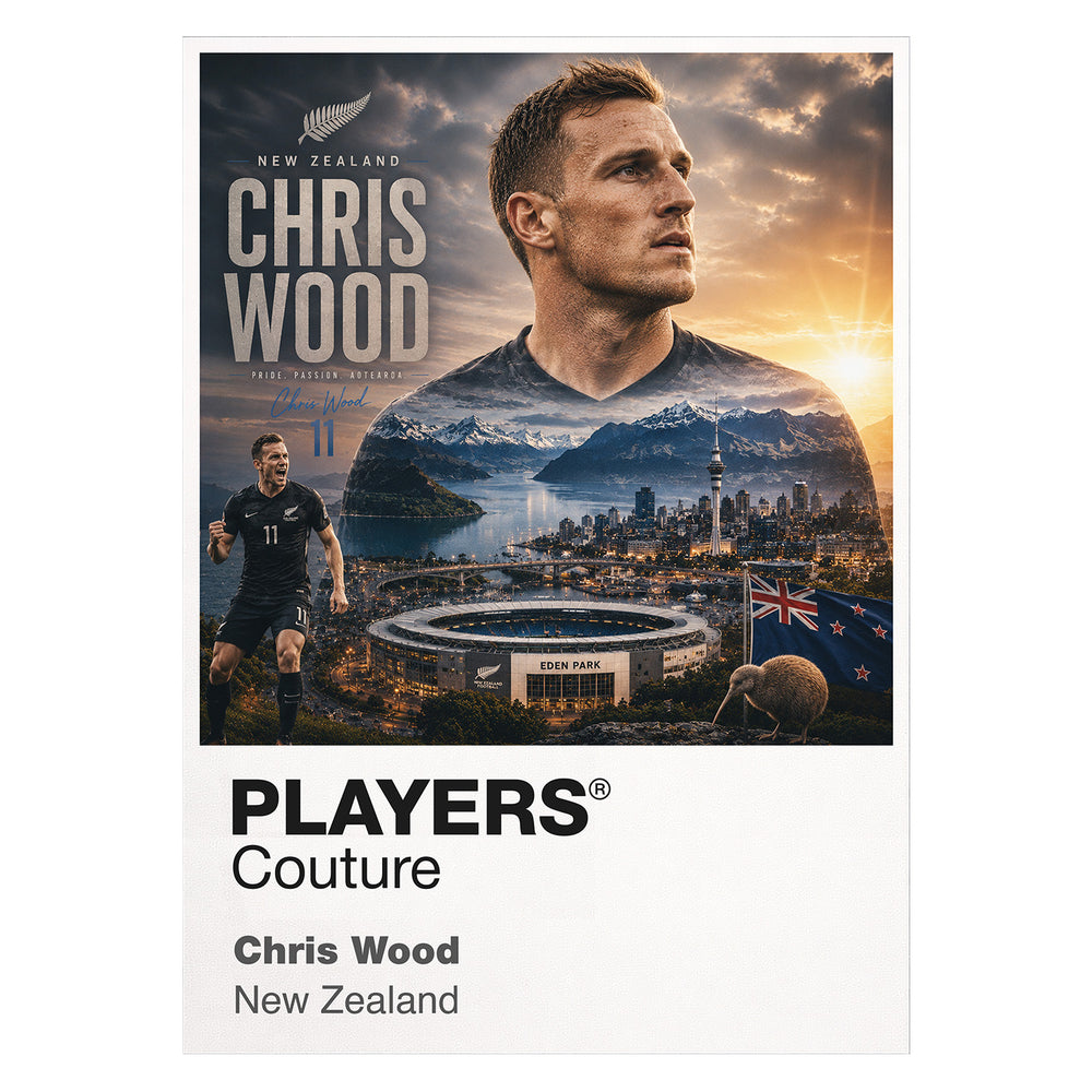 Chris Wood New Zealand Atlas Frame artwork by Players Couture