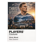Chris Wood New Zealand Atlas Frame artwork by Players Couture