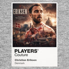 Christian Eriksen Denmark Atlas Frame artwork by Players Couture