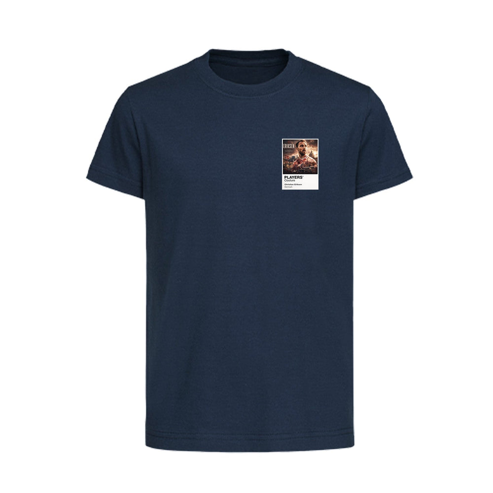 Christian Eriksen Denmark Atlas Frame White kids t-shirt by Players Couture