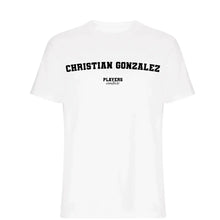 Christian Gonzalez Players Couture Men's T-Shirt - White / S | American Football, Men's, Name Collection, New England Patriots, T-Shirts
