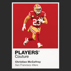 Christian McCaffrey 49ers American Football Icon Frame Men's Hoodie
