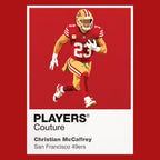 Christian McCaffrey 49ers American Football Icon Frame Men's Hoodie