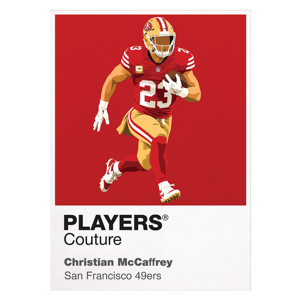 Christian McCaffrey 49ers American Football Icon Frame Men's Hoodie