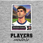 Christian Pulisic World Cup Sticker Men's Hoodie – christian pulisic grey Players Couture design