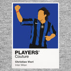 Christian Vieri Inter Milan Icon Frame — Gray