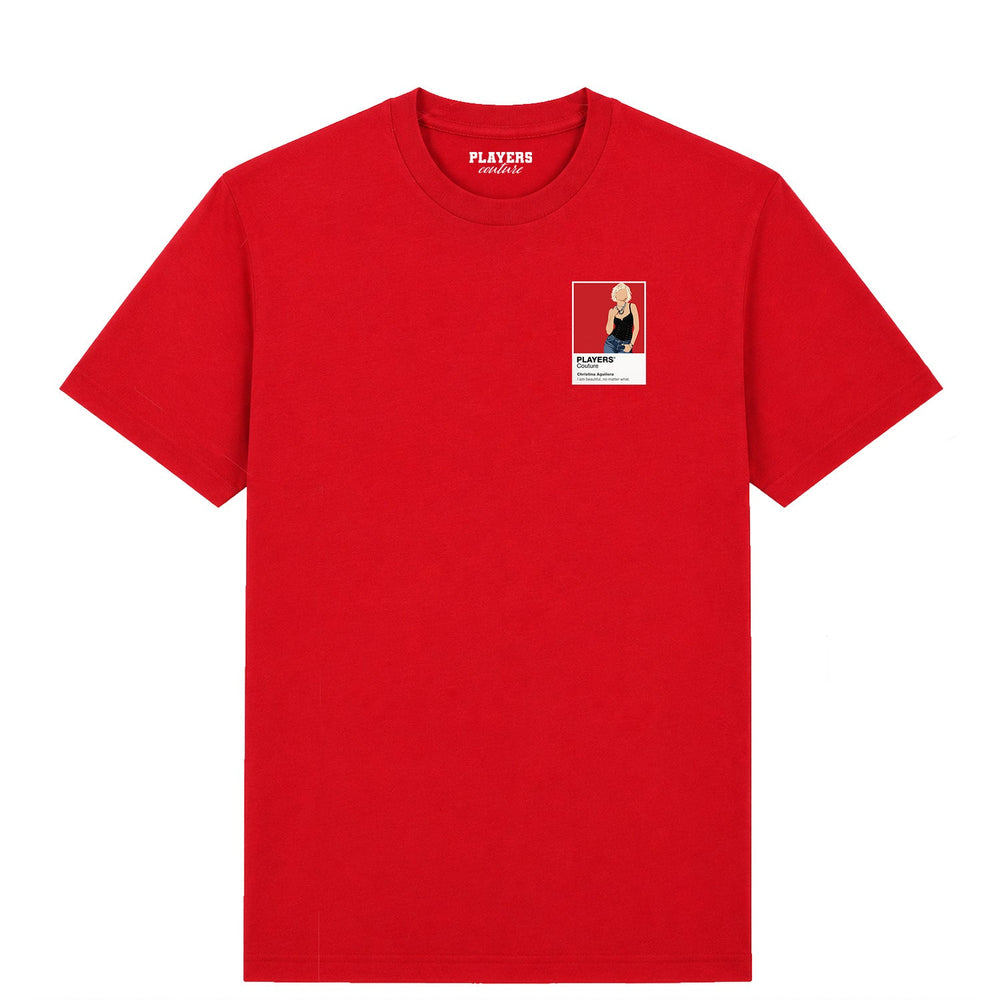 Christina Aguilera Music men's T-shirt in red