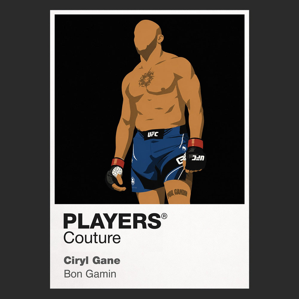 Ciryl Gane UFC Icon Frame Men's T-Shirt