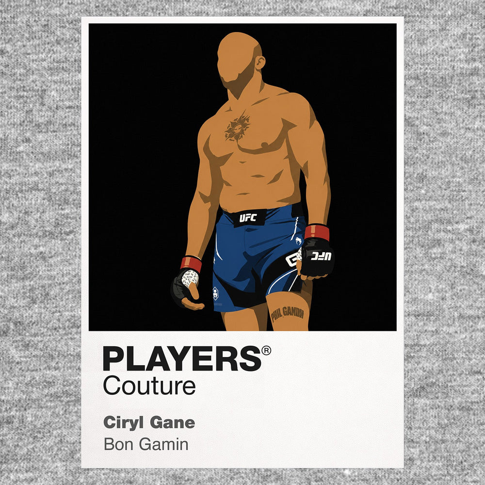 Ciryl Gane UFC Icon Frame Men's Hoodie