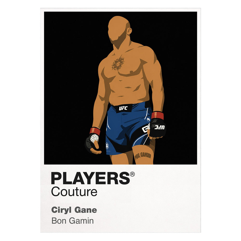 Ciryl Gane UFC Icon Frame Men's T-Shirt