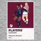 Clarence Seedorf Ajax away Icon Frame artwork in grey