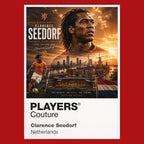 Clarence Seedorf Netherlands Atlas Frame artwork by Players Couture