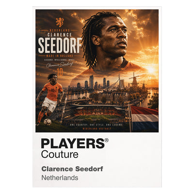 Clarence Seedorf Netherlands Atlas Frame artwork by Players Couture