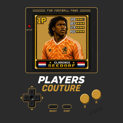 Clarence Seedorf 1P 8-Bit hoodie retro gaming design by Players Couture