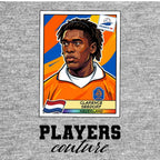 Clarence Seedorf World Cup Sticker Men's Hoodie – clarence seedorf grey Players Couture design