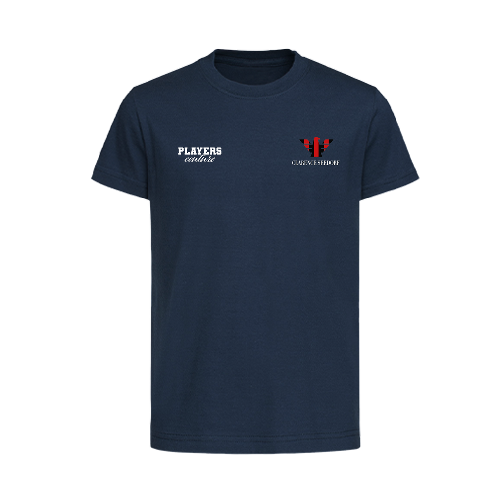 Clarence Seedorf Logo Players Couture Kids T-Shirt Navy