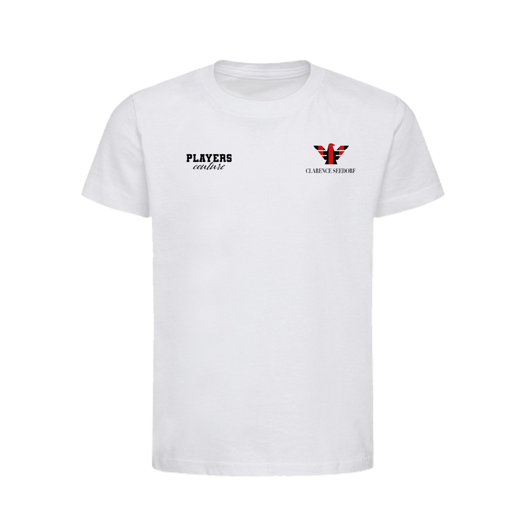 Clarence Seedorf Logo Players Couture Kids T-Shirt White
