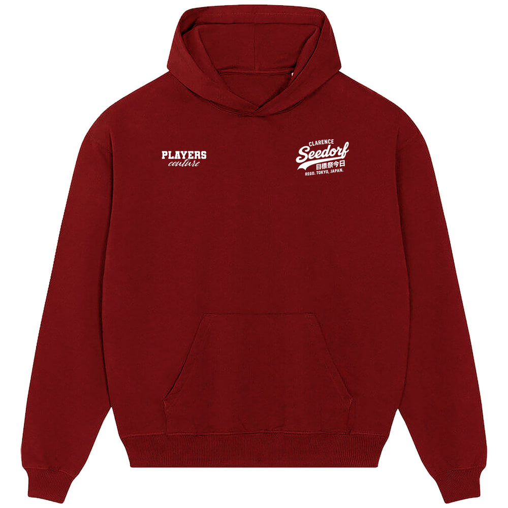 Clarence Seedorf Logo Players Couture Men's Casual Hoodie Red