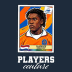 Clarence Seedorf World Cup Sticker Kids T-Shirt – clarence seedorf navy Players Couture design
