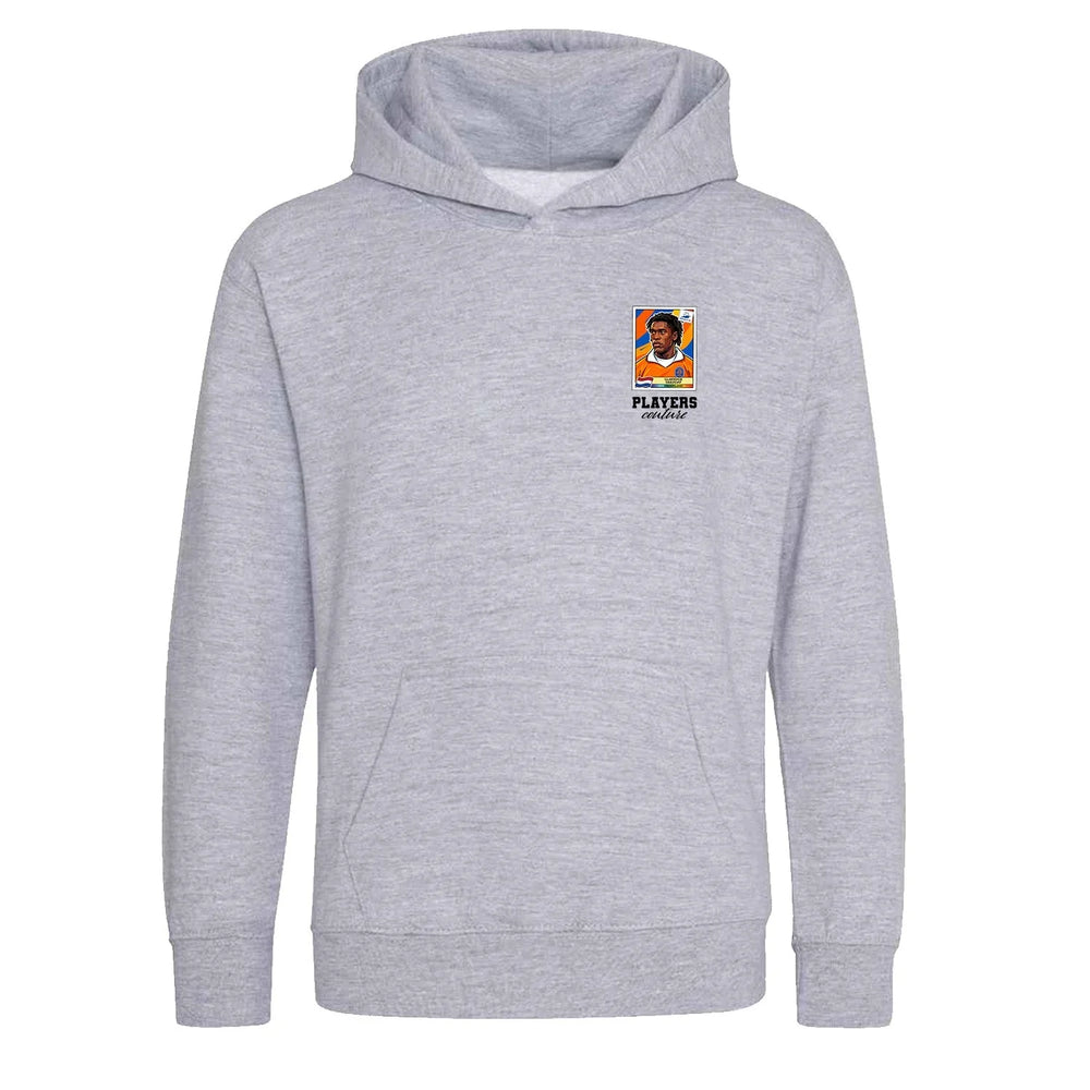 Clarence Seedorf World Cup Sticker Kids Hoodie – clarence seedorf sticker kids grey hoodie Players Couture design